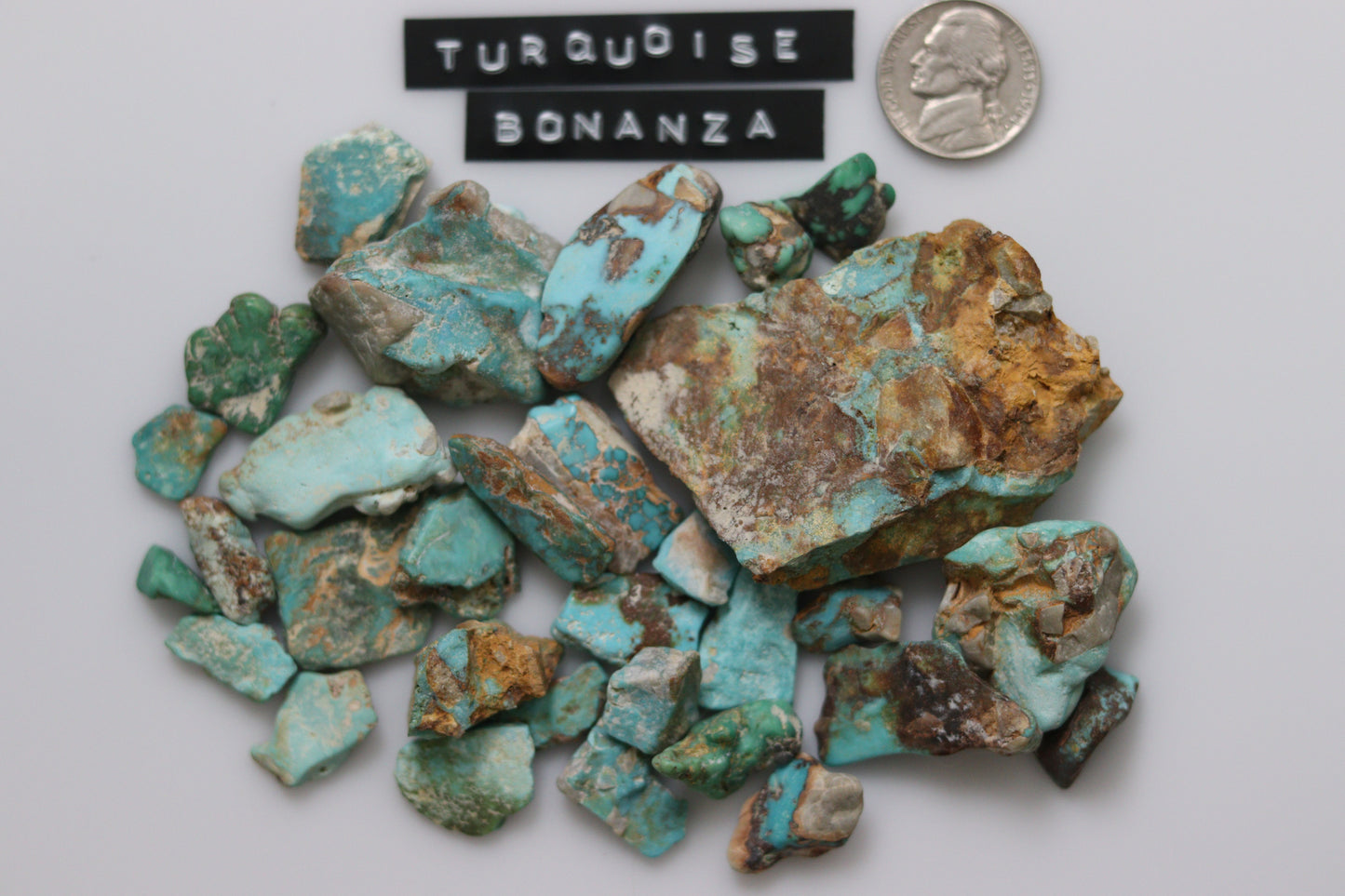 Natural turquoise bonanza turquoise rough