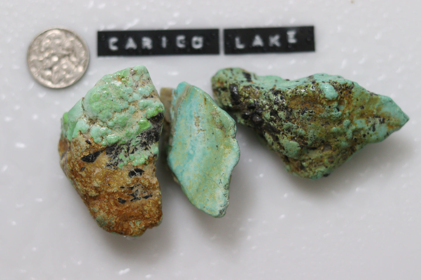Natural Carico lake turquoise rough