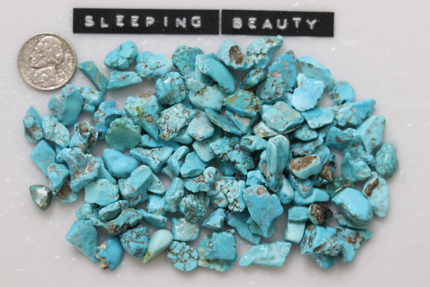 Natural sleeping beauty turquoise rough