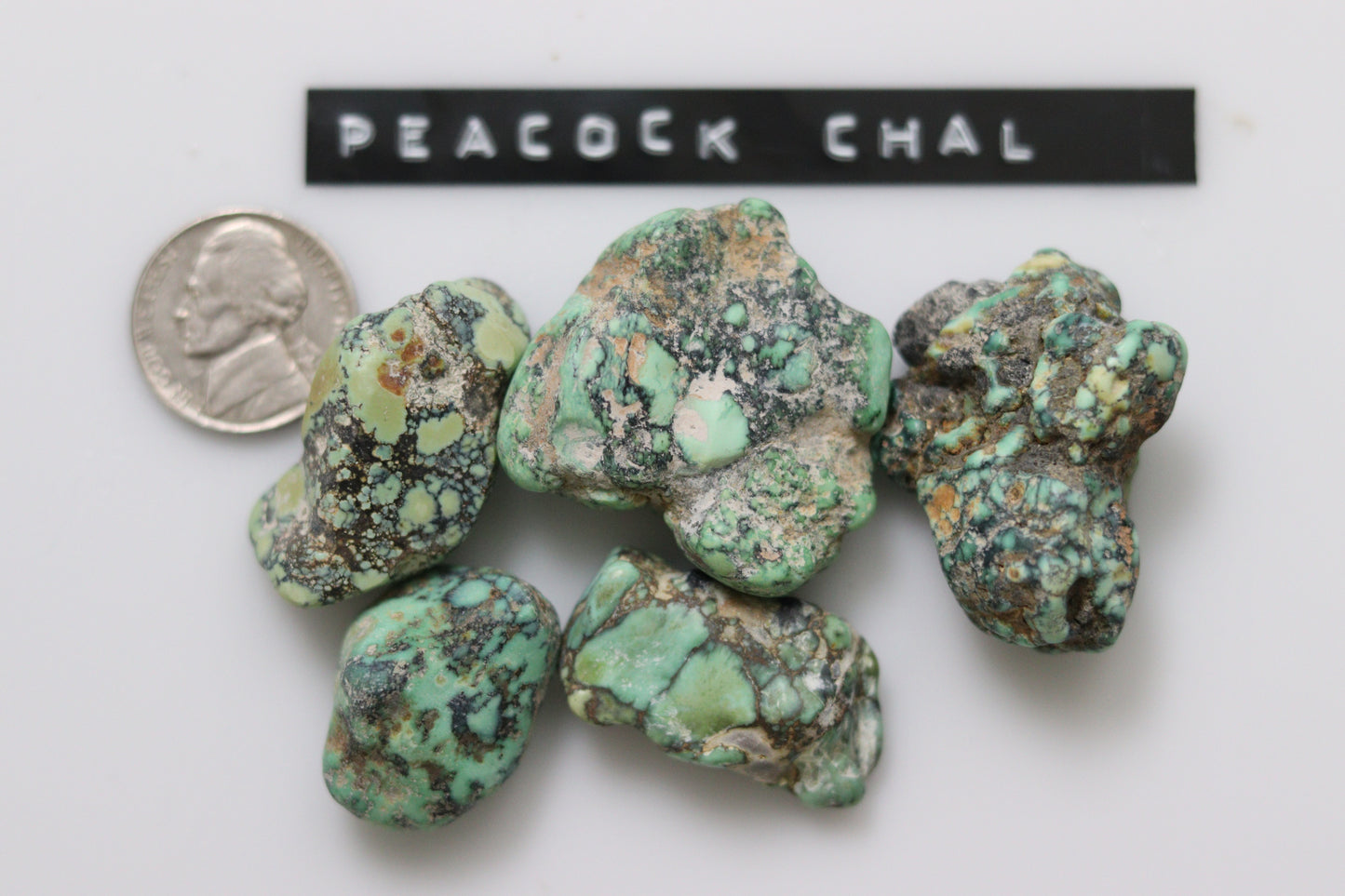 Natural peacock variscite rough