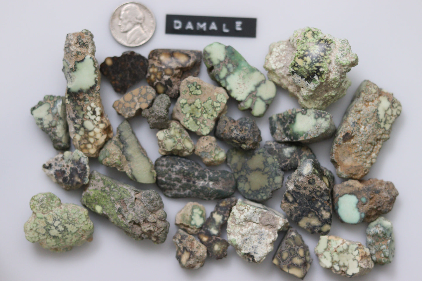 High grade natural Damele turquoise rough
