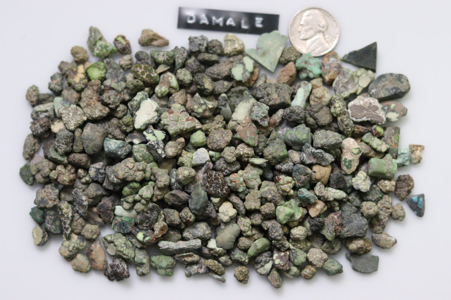 Natural Damele turquoise nugget rough