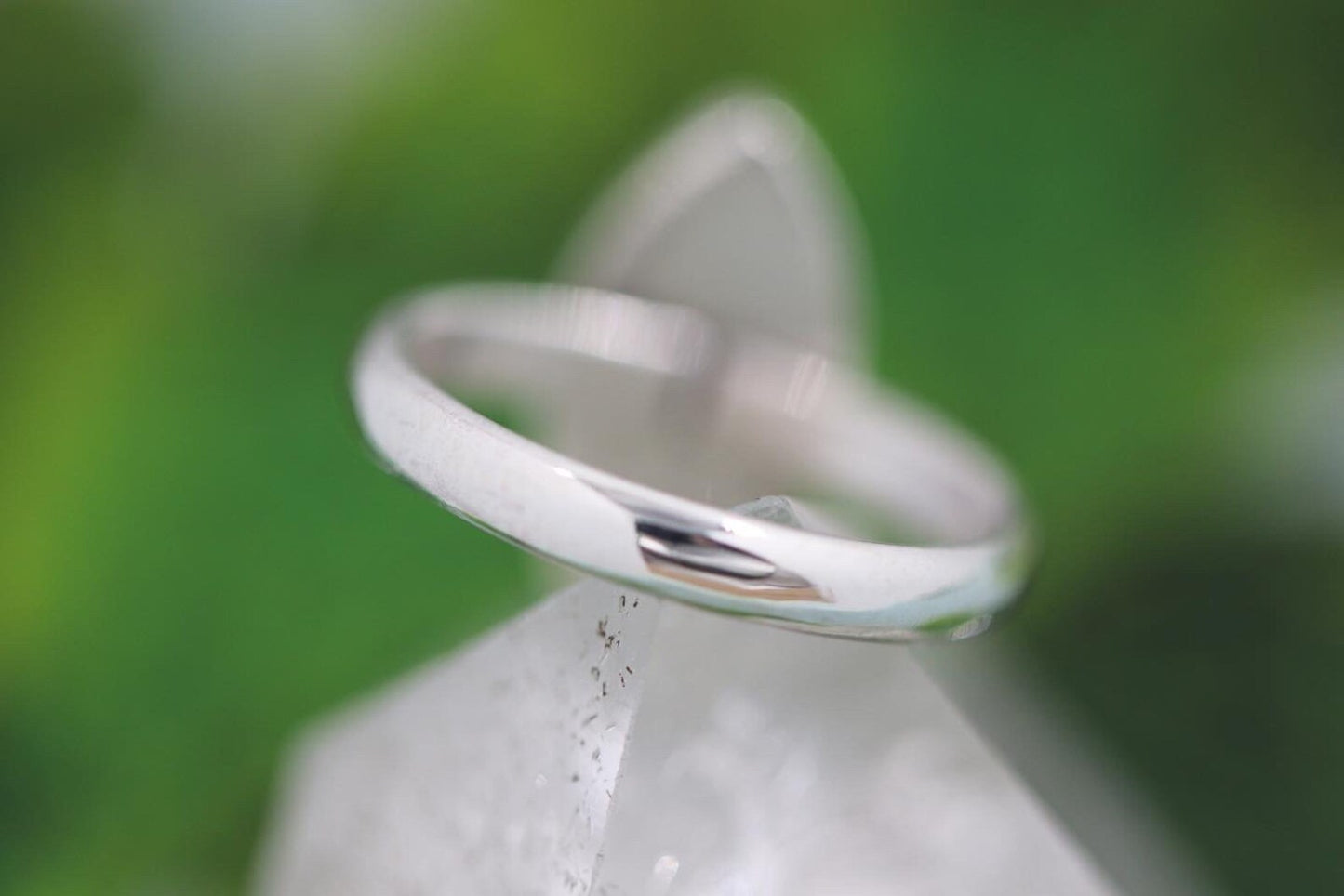 Sterling silver marquee rainbow moonstone ring US size 5