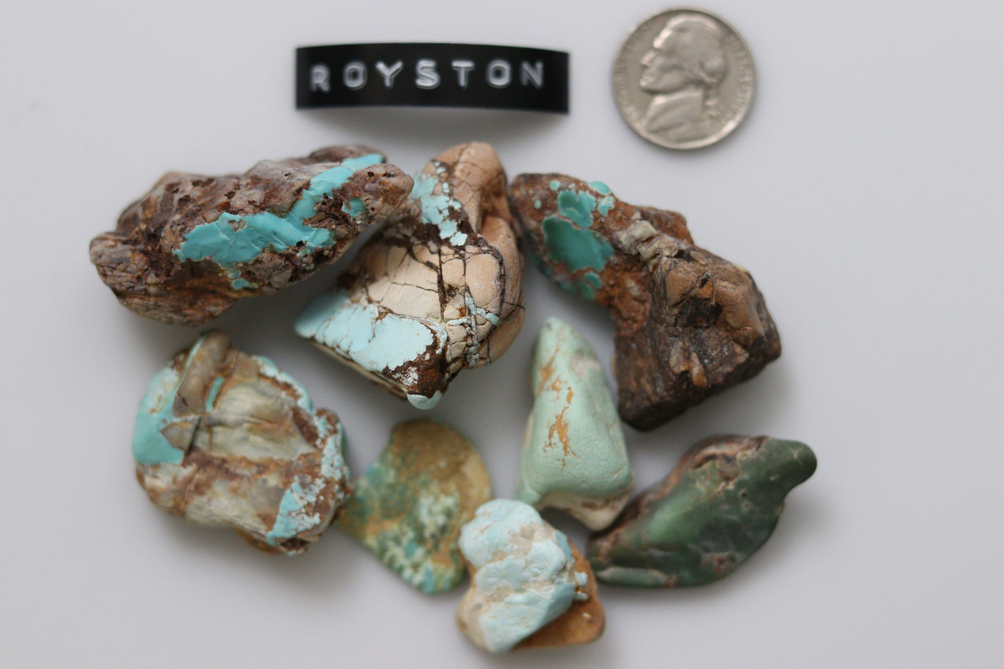 Natural Royston turquoise rough