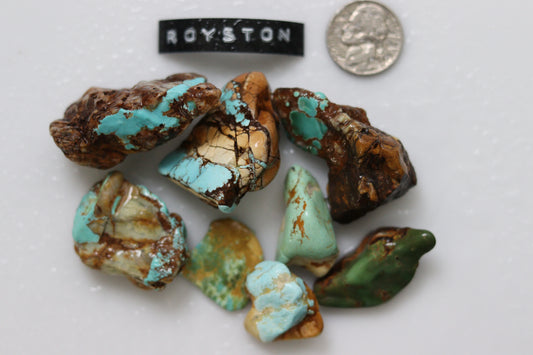 Natural Royston turquoise rough