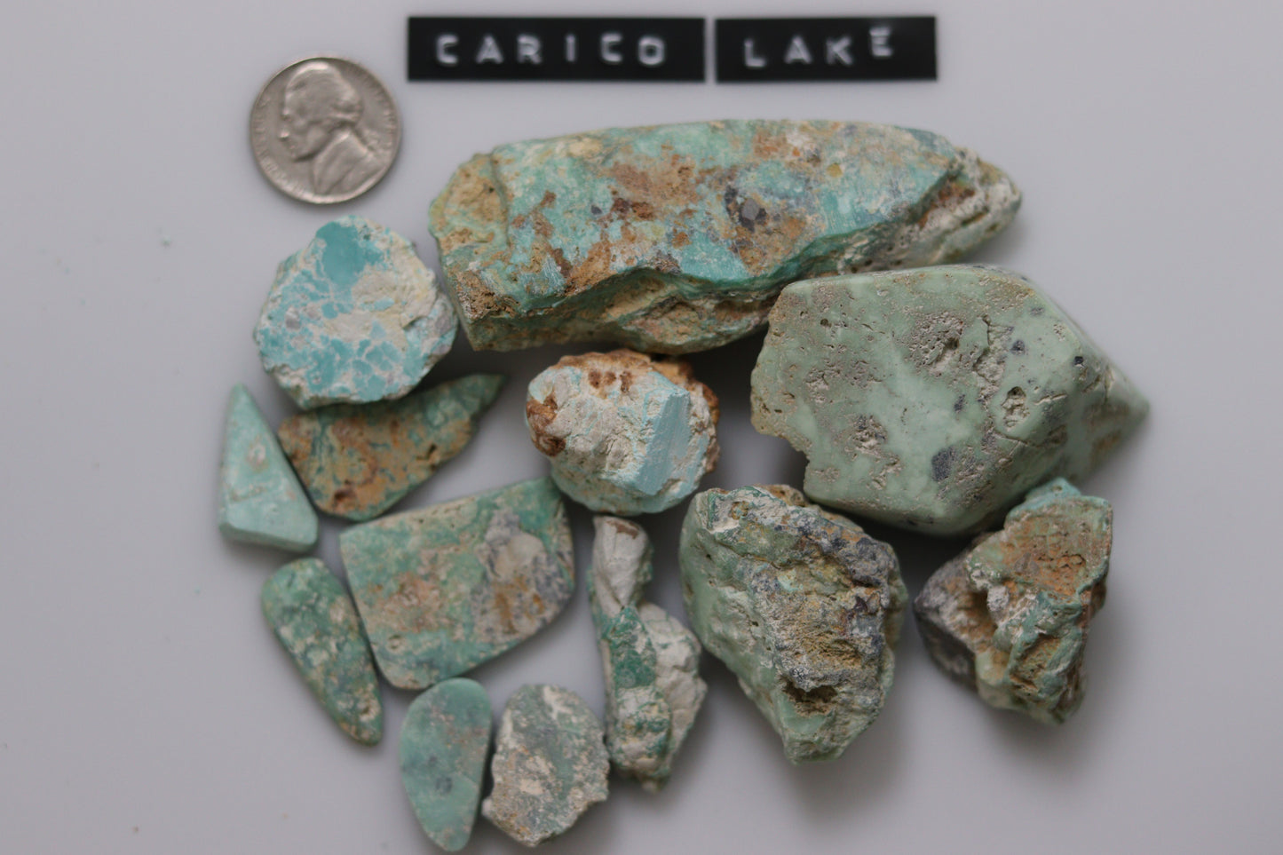 Natural Carico Lake turquoise rough