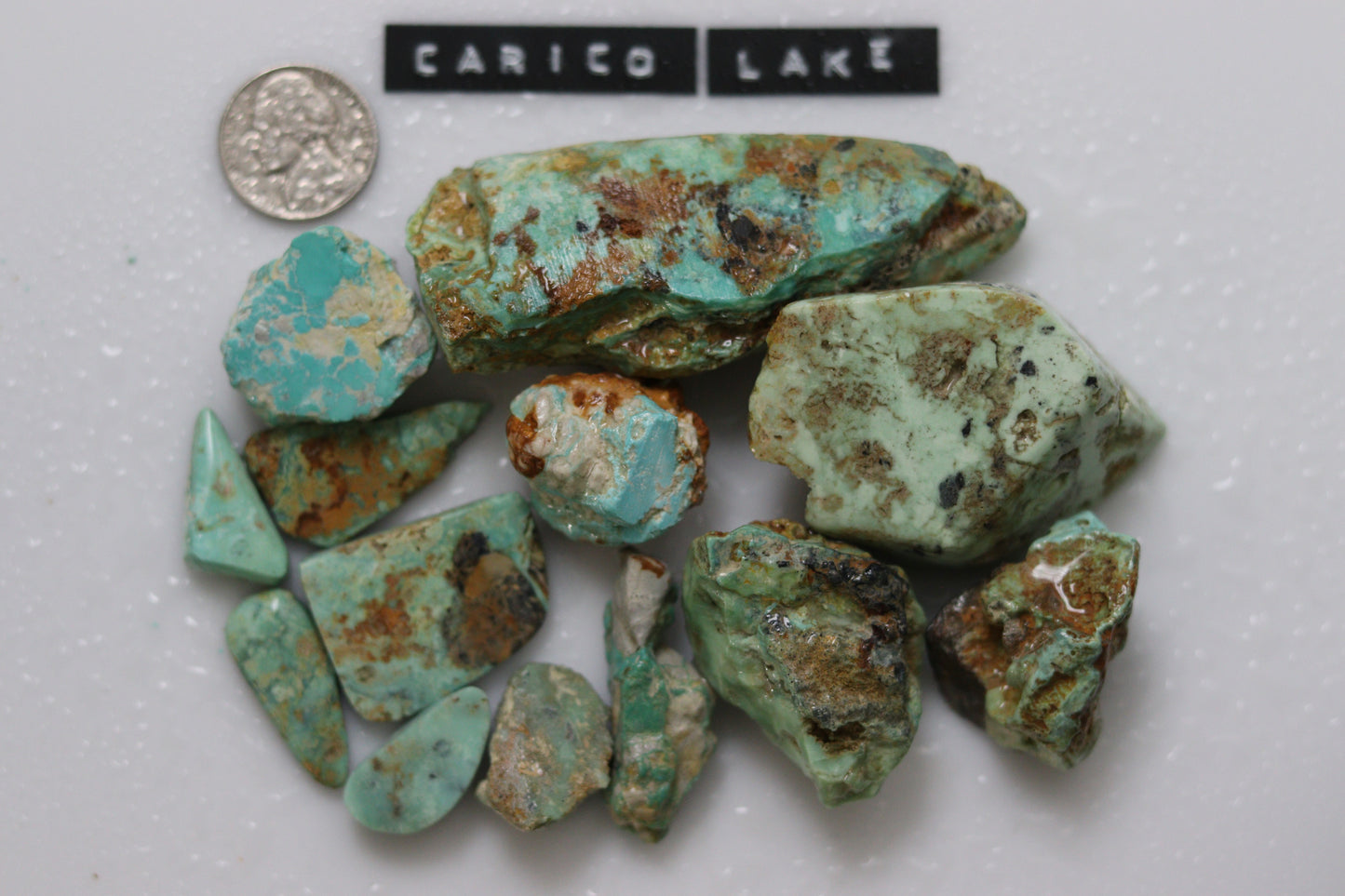 Natural Carico Lake turquoise rough