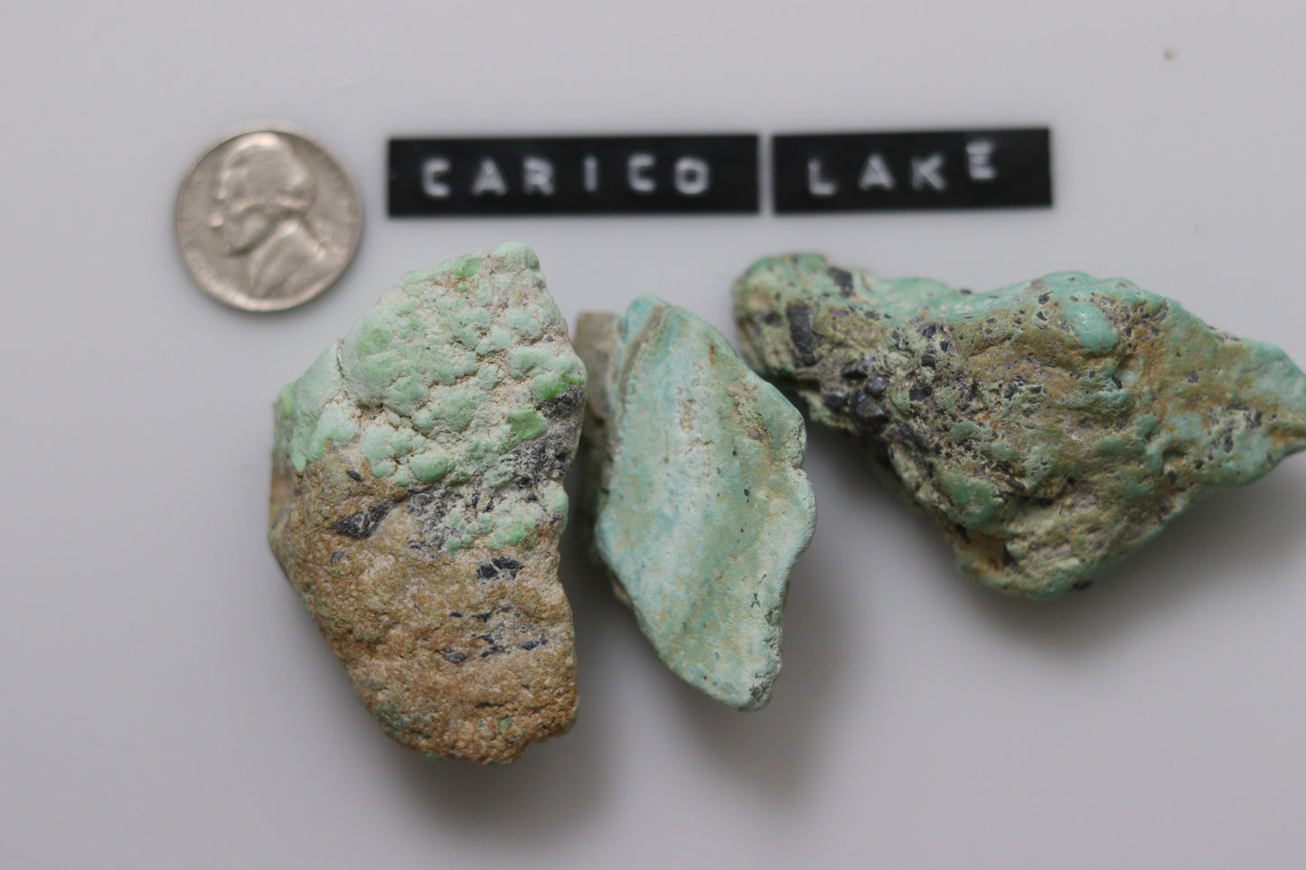 Natural Carico lake turquoise rough