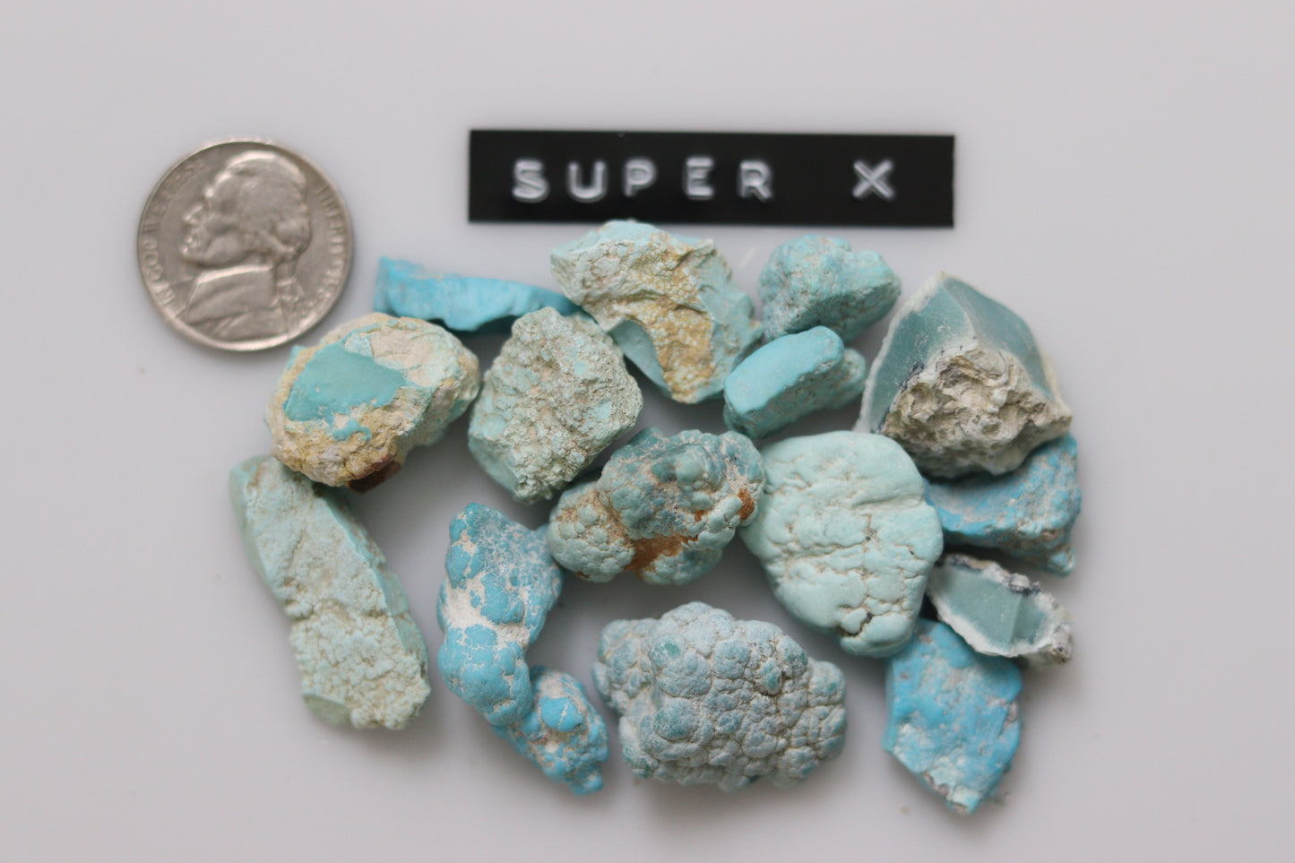Natural rare super x turquoise rough