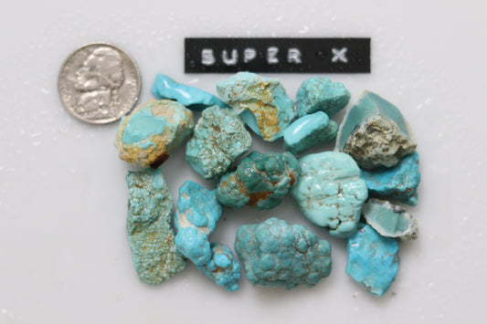 Natural rare super x turquoise rough