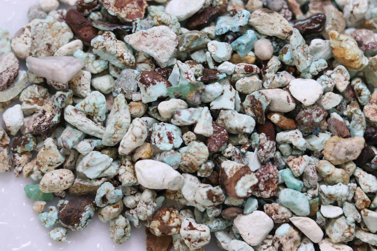 Natural dry creek turquoise rough/nuggets