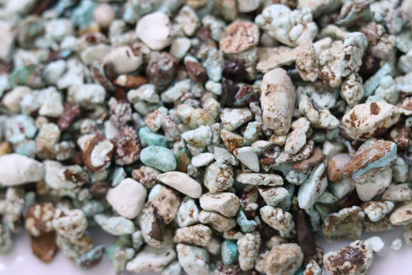 Natural dry creek turquoise rough/nuggets