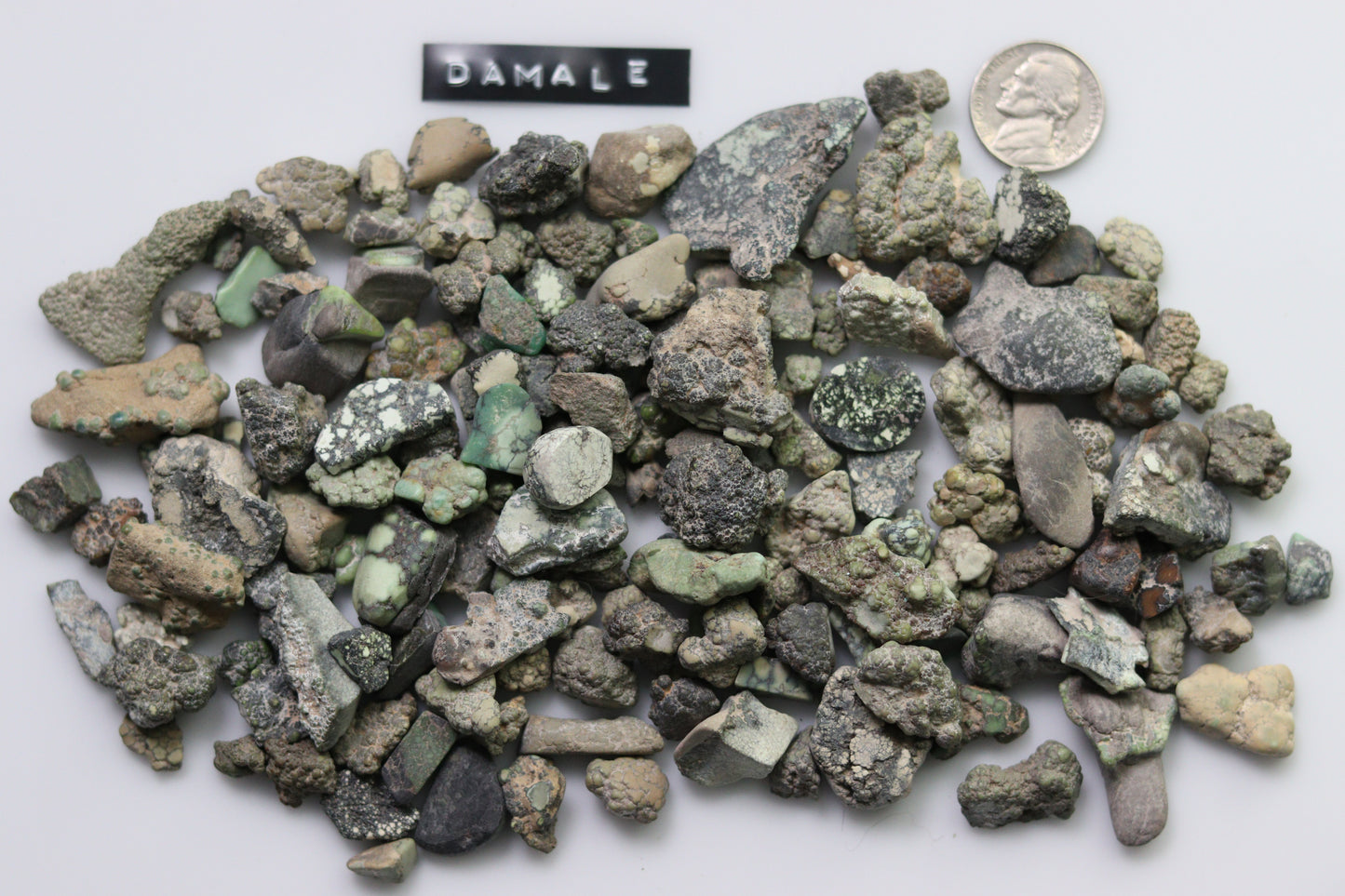 Natural Damele turquoise rough