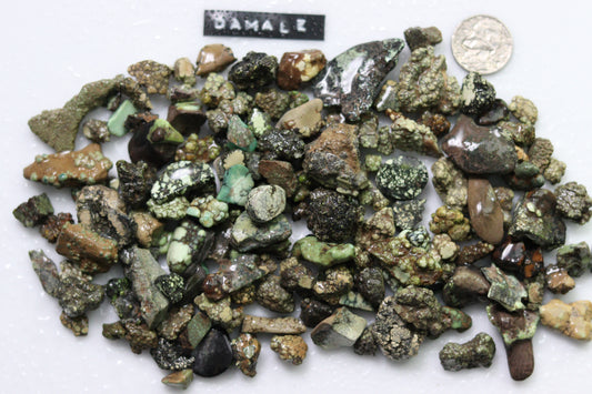 Natural Damele turquoise rough