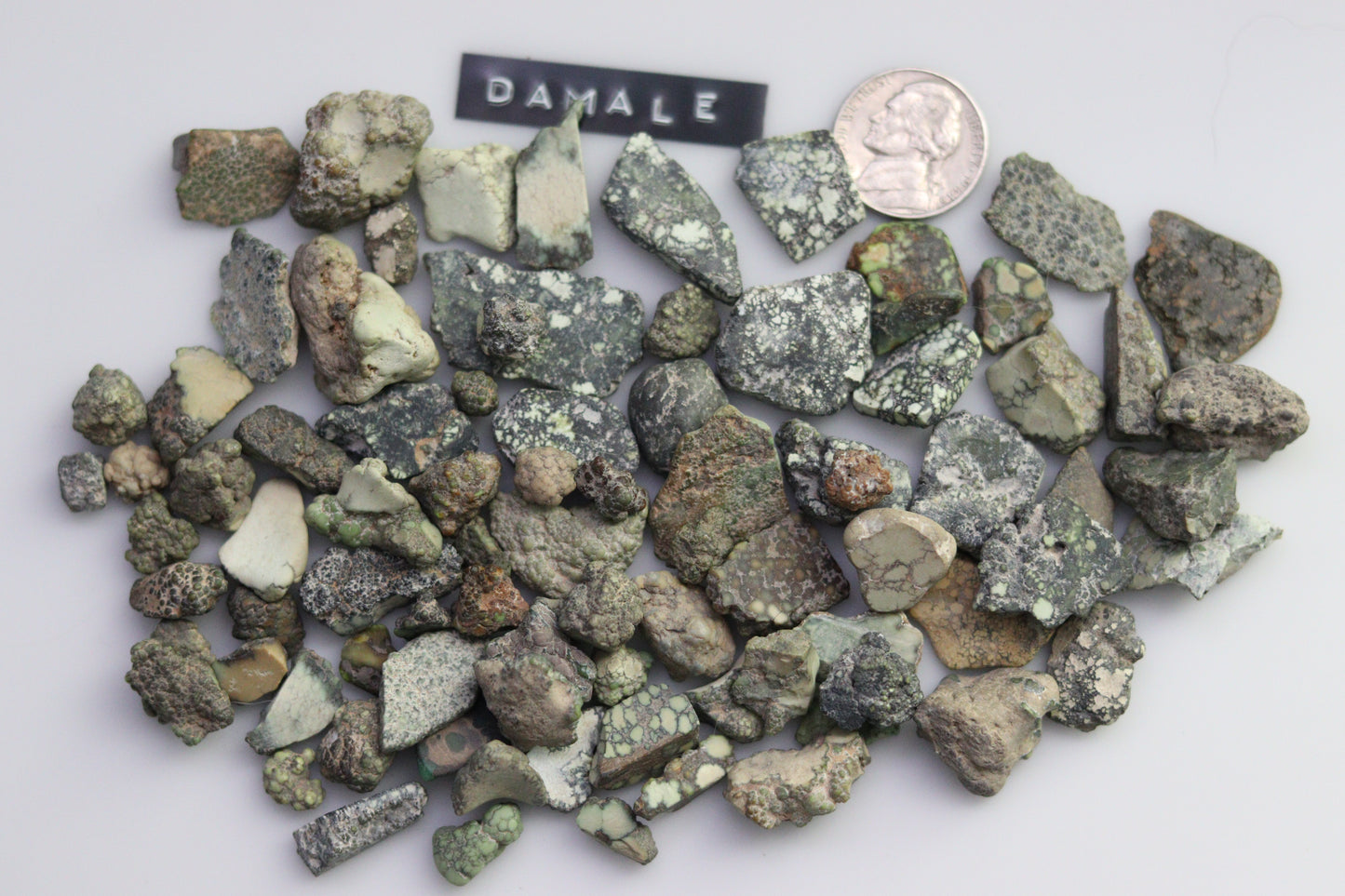 Natural Damele turquoise rough
