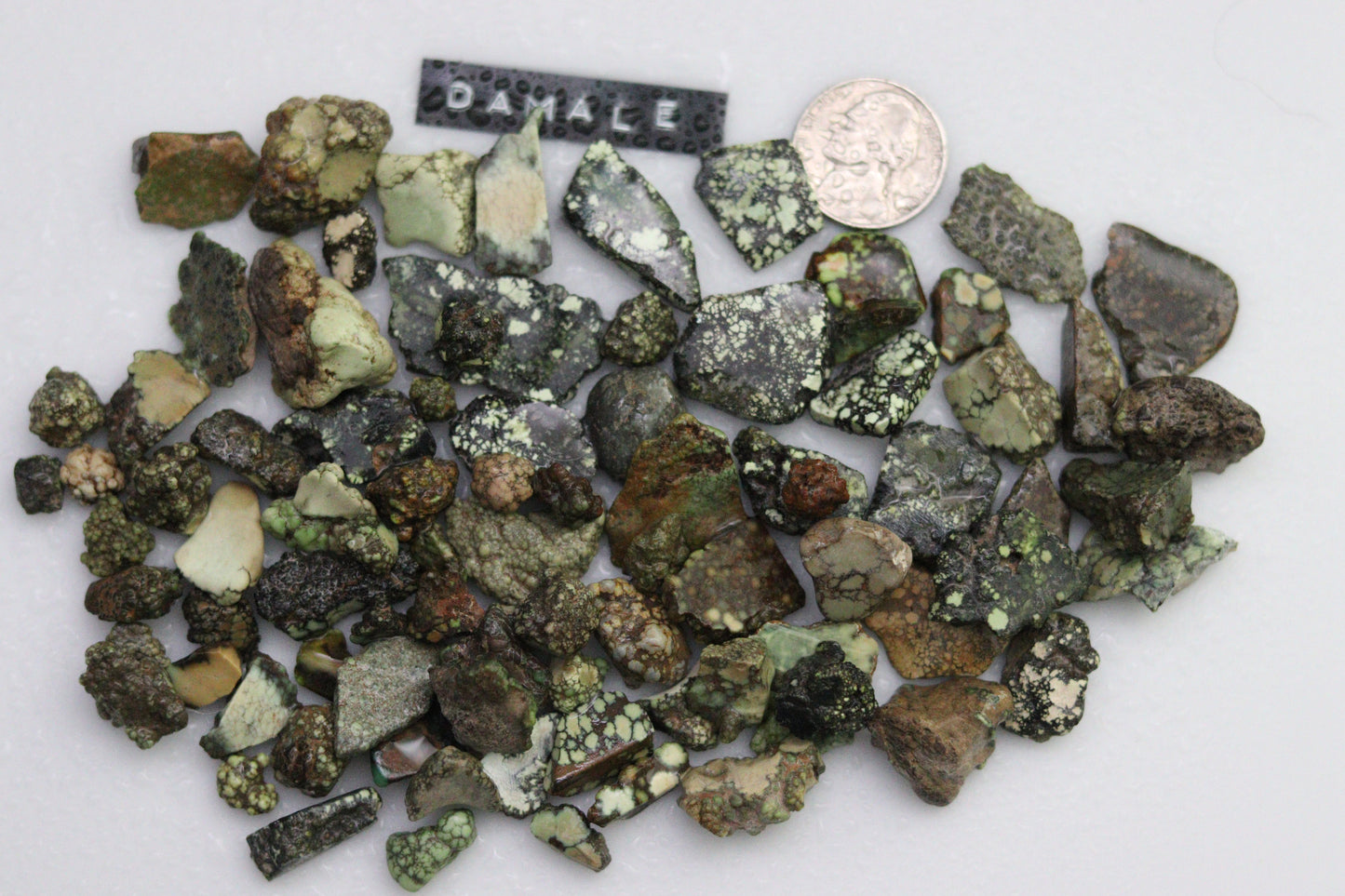 Natural Damele turquoise rough